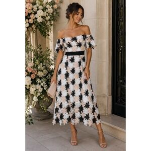 sam edelman floral lace dress Sam Edelman Floral Crochet Lace Shift Dress